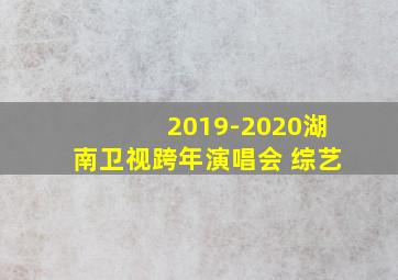 2019-2020湖南卫视跨年演唱会 综艺